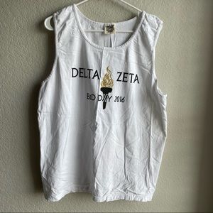 Delta Zeta Bid Day Tank